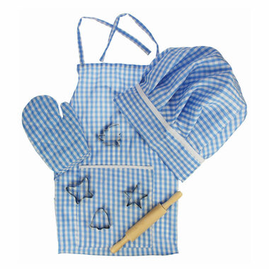 Bigjigs Toys Blaues Kochset / ab 3 Jahren