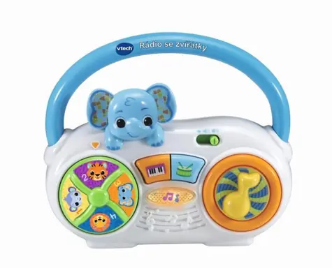 VTech Radio mit Tieren / CZ Version / ab 6 Monaten 