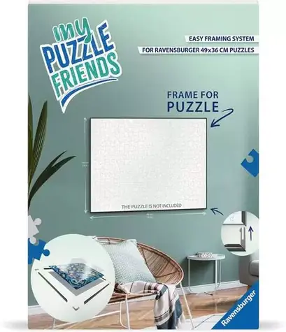 Ravensburger Puzzlerahmen weiß 49 x 36 cm / ab 12 Jahren