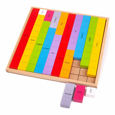 Bigjigs Toys Didaktischer Tisch Zehner / ab 3 Jahren