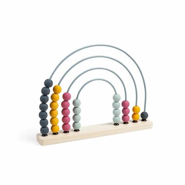 Bigjigs Toys Regenbogen-Theke aus Holz / ab 12 Monaten