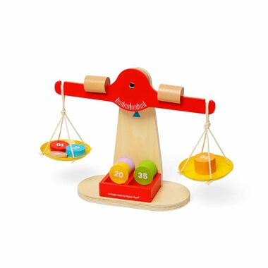 Bigjigs Toys Waage mit Ausgleichsgewicht / ab 2 Jahren