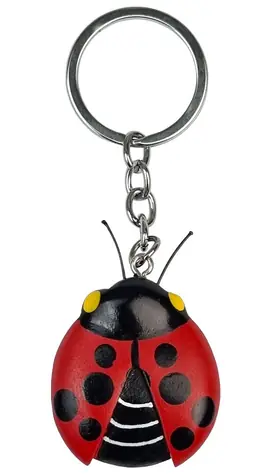 2Kids Toys Holzschlüsselanhänger großer Marienkäfer / ab 3 Jahren
