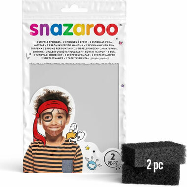 SNAZAROO Tufting-Schwämme für Gesichtsbemalung für Spezialeffekte 2 Stk