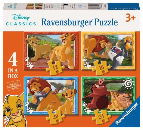 Ravensburger Disney: Der König der Löwen 4 in 1 / ab 3 Jahren