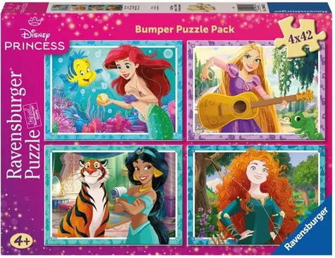 Ravensburger Disney: Prinzessinnen / 4x42 Teile / ab 4 Jahren
