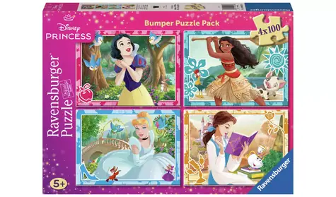 Ravensburger Disney: Prinzessinnen / 4x100 Teile / ab 5 Jahren