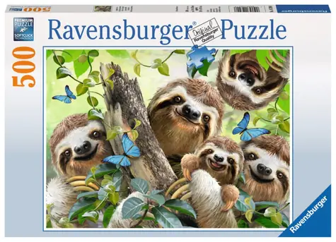 Ravensburger Faultier Selfie / 500 Teile / ab 12 Jahren