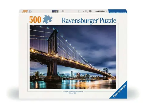 Ravensburger Brücke über den Fluss / 500 Teile / ab 12 Jahren