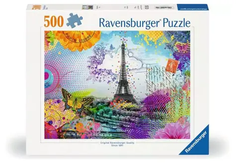 Ravensburger Postkarte aus Paris / 500 Stück / ab 12 Jahren