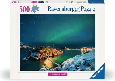 Ravensburger Skandinavien: Aurora Borealis in Norwegen / 500 Teile / ab 12 Jahren