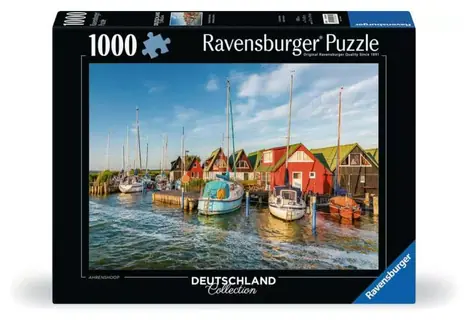 Ravensburger Romantikhafen Ahrenshoop / 1000 Teile / ab 14 Jahren