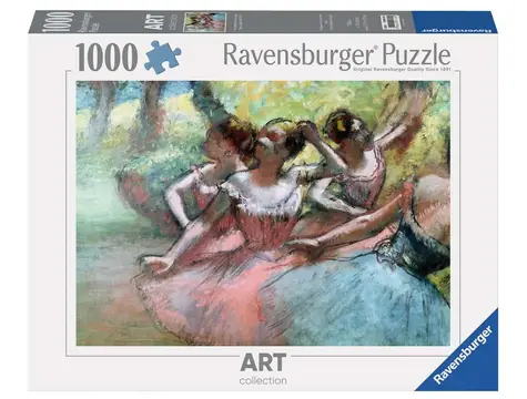 Ravensburger Edgar Degas: Vier Ballerinas auf der Bühne / 1000 Teile / ab 14 Jahren