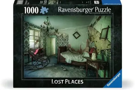 Ravensburger Lost Places: Grünes Schlafzimmer / 1000 Teile / ab 14 Jahren
