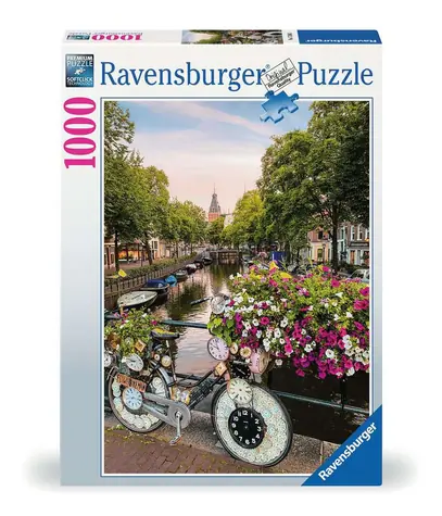 Ravensburger Auf dem Fahrrad in Amsterdam / 1000 Stück / ab 14 Jahren