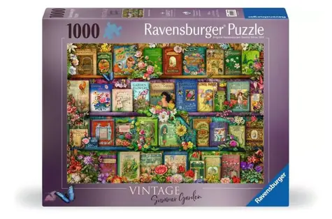 Ravensburger Vintage Sommergarten / 1000 Teile / ab 14 Jahren