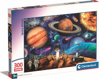 Clementoni Puzzle Weltraummission 300 Teile / ab 9 Jahren