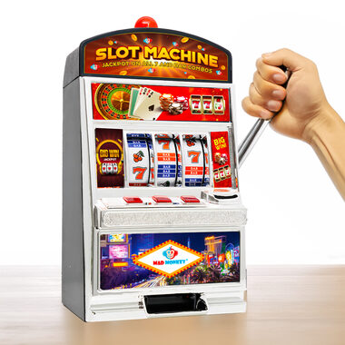 Mad Monkey Slot Machine XL - Spielautomat mit Spardose 