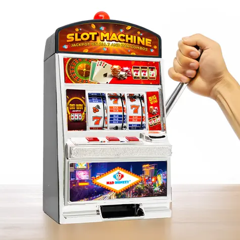 Mad Monkey Slot Machine XL - Spielautomat mit Spardose 
