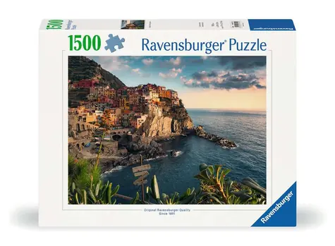 Ravensburger Blick auf die Cinque Terre / 1500 Teile / ab 14 Jahren