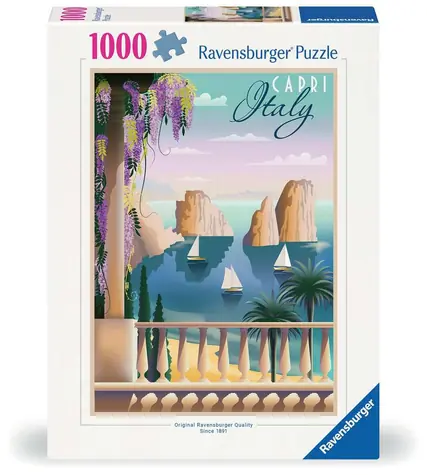 Ravensburger Postkarte aus Capri / 1000 Stück / ab 14 Jahren