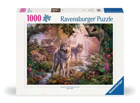 Ravensburger Eine Wolfsfamilie im Sommer / 1000 Teile / ab 14 Jahren