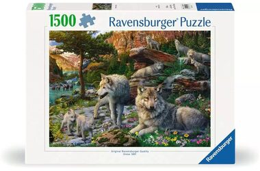 Ravensburger Frühlingswölfe / 1500 Teile / ab 14 Jahren