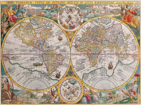 Ravensburger Historische Karte / 1500 Teile / aus 14 Jahren