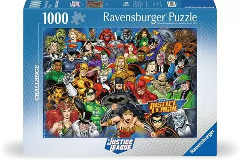 Ravensburger Challenge Puzzle: Justice League / 1000 Teile / ab 14 Jahren 