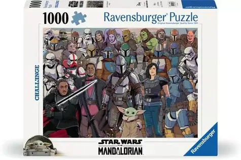 Ravensburger Challenge Puzzle: Star Wars: Mandalorian / 1000 Teile / ab 14 Jahren