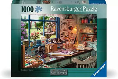 Ravensburger Bastelschuppen / 1000 Teile / ab 14 Jahren