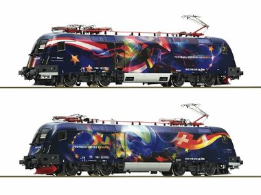 Roco 7510062 Elektrolokomotive Rh 1116 Fußball verbindet Europa ÖBB / Maßstab H0 (1:87) / Länge 221mm / ab 14 Jahren