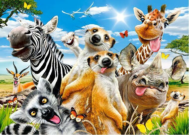 Castorland 27552 Afrikanisches Selfie / 260 Teile / ab 8 Jahren
