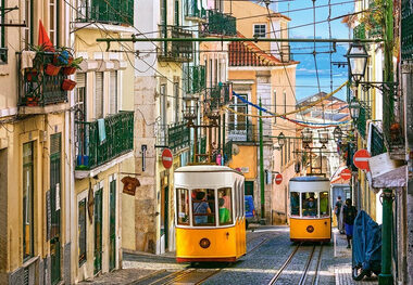 Castorland 104260 Straßenbahnen Lissabon, Portugal / 1000 Teile / ab 9 Jahren