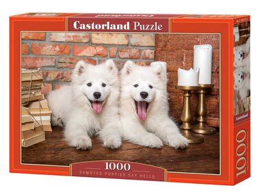 Castorland 105137 Samojedenwelpen / 1000 Teile / ab 9 Jahren