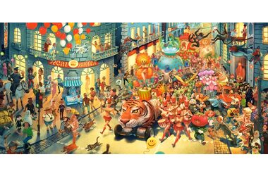 Castorland 400379 Art Collection: Karneval in Rio / 4000 Teile / Ab 9 Jahren