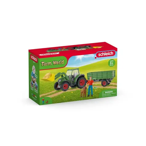 Schleich Traktor mit Anhänger / ab 3 Jahren