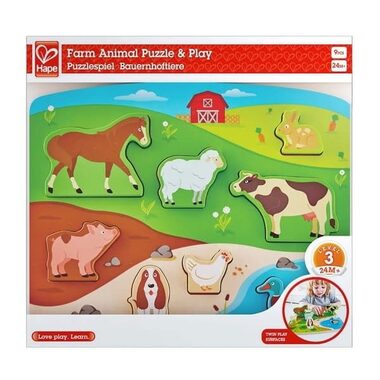 Hape Puzzle - Bauernhoftiere / ab 2 Jahren