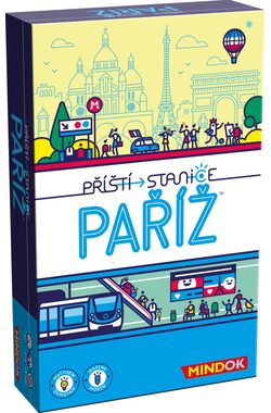 Mindok Familienspiel Nächste Station Paris / ab 8 Jahren / 1-4 Spieler