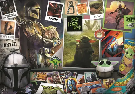 Trefl - Puzzle - The Mandalorian: Grogu / 1000 Teile / 68,3 x 48 cm / Alter 12+