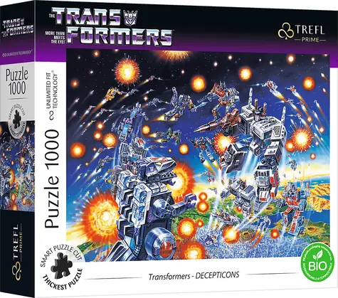 Trefl - Puzzle - UFT Transformers: Decepticons / 1000 Teile / 68,3 x 48 cm / Alter 12+