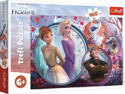 Trefl - Puzzle - Ice Kingdom 2: Sister's Adventure / 160 Teile / 41 x 27,5 cm / ab 6 Jahren