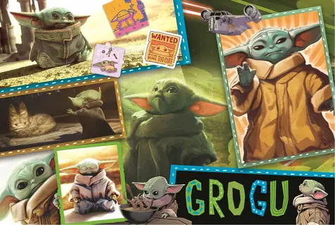Trefl - Puzzle - Star Wars Mandalorian: Grogu / 160 Teile / 41 x 27,5 cm / ab 6 Jahren