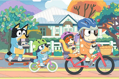 Trefl - Puzzle - Happy Bluey / 60 Teile / 33 x 22 cm / ab 4 Jahren