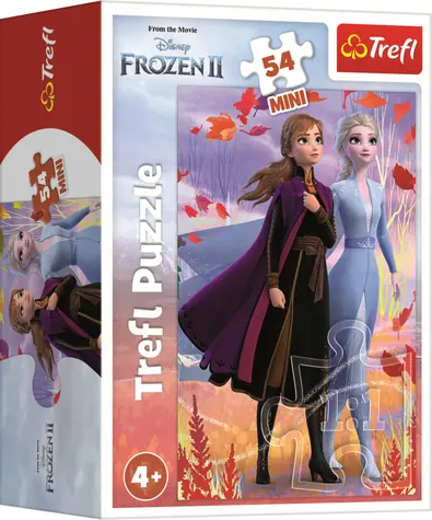 Trefl - Puzzle - Ice Kingdom II: Sisters / 54 Teile / 20 x 13 cm / ab 4 Jahren