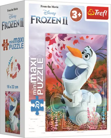 Trefl - Puzzle - Eiskönigreich 2: Olaf / 20 Teile / 22 x 16 cm / ab 3 Jahren