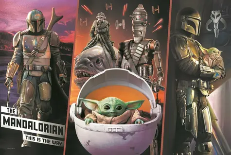 Trefl - Puzzle - The Mandalorian: Mysterious Baby Yoda / 300 Teile / 60 x 40 cm / ab 8 Jahren