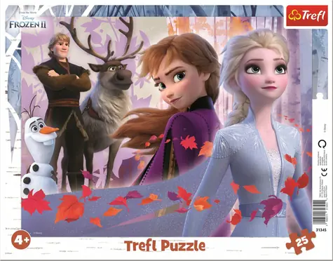 Trefl - Puzzle - Eiskönigreich: Abenteuer / 25 Teile / 31,5 x 23,5 cm / Alter 4+