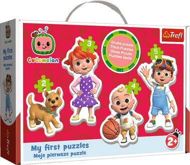 Trefl - Puzzle - Babypuzzle: Cocomelon 4in1 / 2|3|4|5 Teile / ab 2 Jahren
