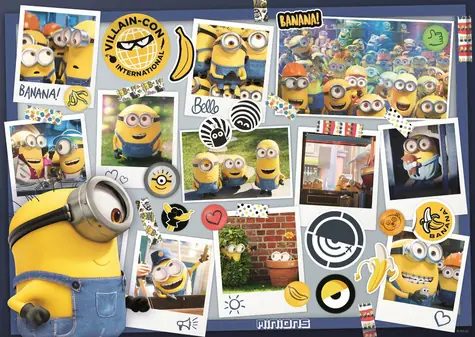 Trefl - Puzzle - Mimoni: Verrückte Fotosammlung / 500 Teile / 48 x 34 cm / ab 10 Jahren